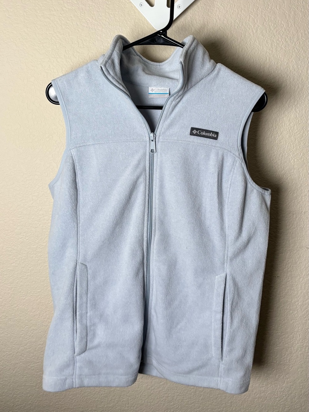 Columbia Light Blue Fleece Vest